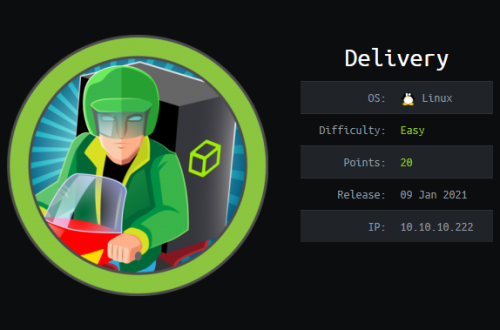 Delivery Hack The Box
